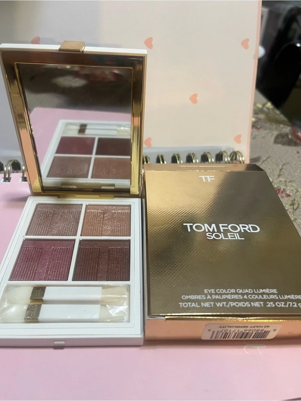 TOM FORD SOLEIL EYE COLOR QUAD LUMIERE 42 couleurs 42 sensuality